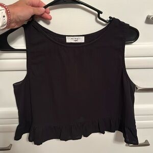 Mowgli Outfitters black crop tank